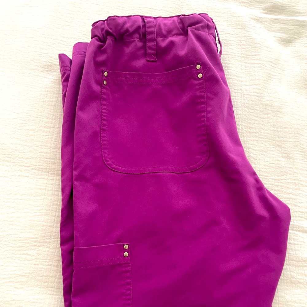 Koi sapphire scrub pants!